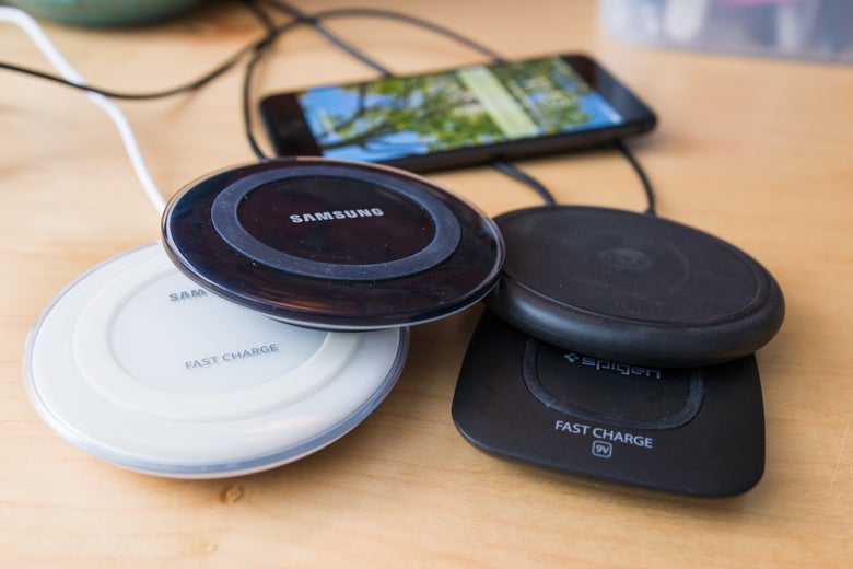 Assortment of Qi chargers